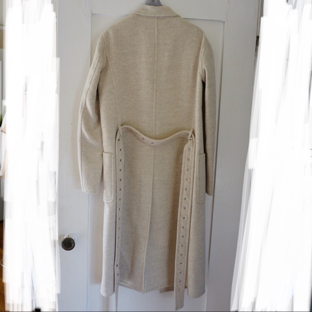 CÉLINE Phoebe Philo Cashmere Belted Coat Sz 36 - Picture 15 of 16